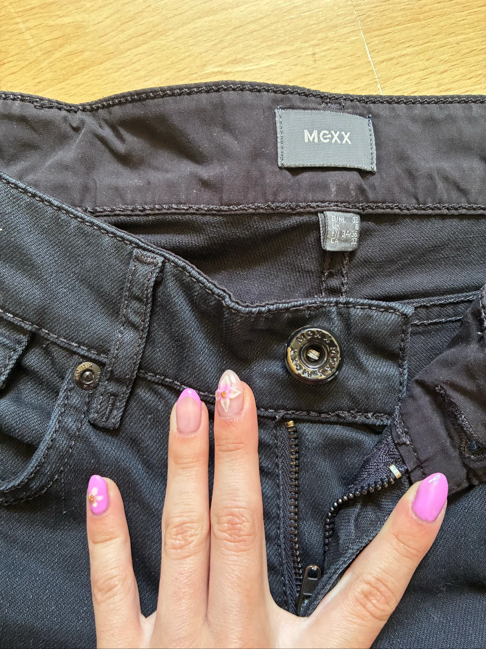 Jeans cintura baixa feminino vintage PP – photo 6
